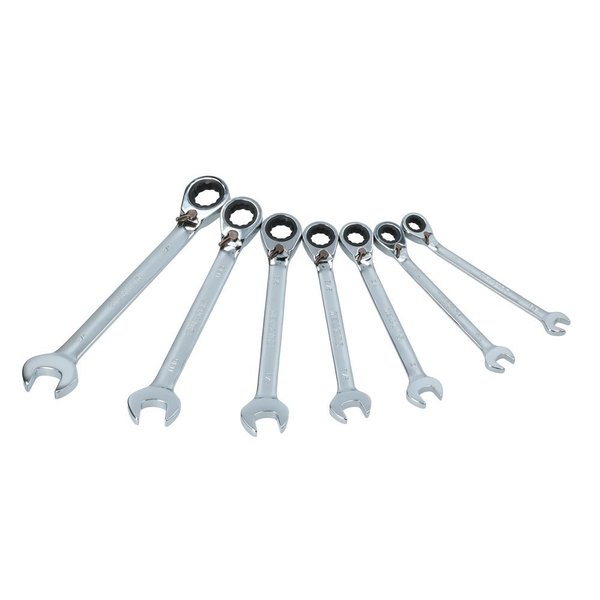 Surtek Reversible Ratcheting Combination Wrench Set Inches 100574